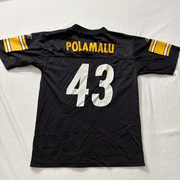 NFL Other - Pittsburgh Steelers #43 Troy Polamalu Jersey Youth Large 14-16 NFL Apparel Footb